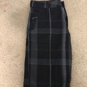 Men’s ripcurl shorts. Black & white plaid. Size 30